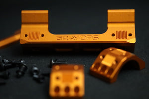 Orange 36mm Precision Scope Mounts